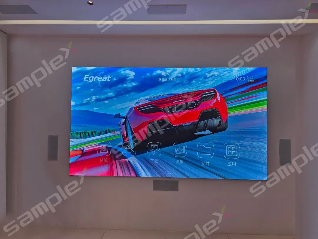 Samplex赛普LED壁纸屏：用 “隐形巨幕”，打造豪华家庭影院